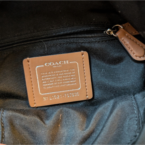 Coach F57636 Mini Charlie Nylon Backpack in EUC main image 5